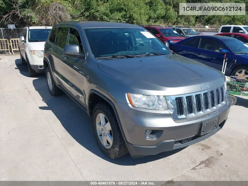 2013 Jeep Grand Cherokee Laredo VIN: 1C4RJFAG9DC612124 Lot: 40461578