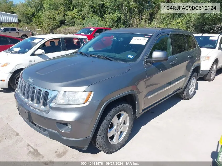 2013 Jeep Grand Cherokee Laredo VIN: 1C4RJFAG9DC612124 Lot: 40461578