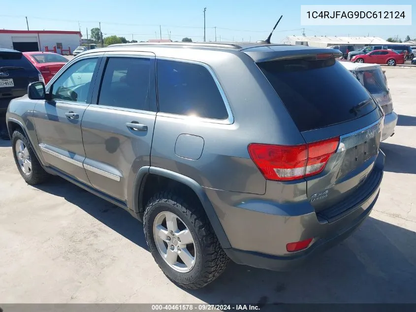 1C4RJFAG9DC612124 2013 Jeep Grand Cherokee Laredo