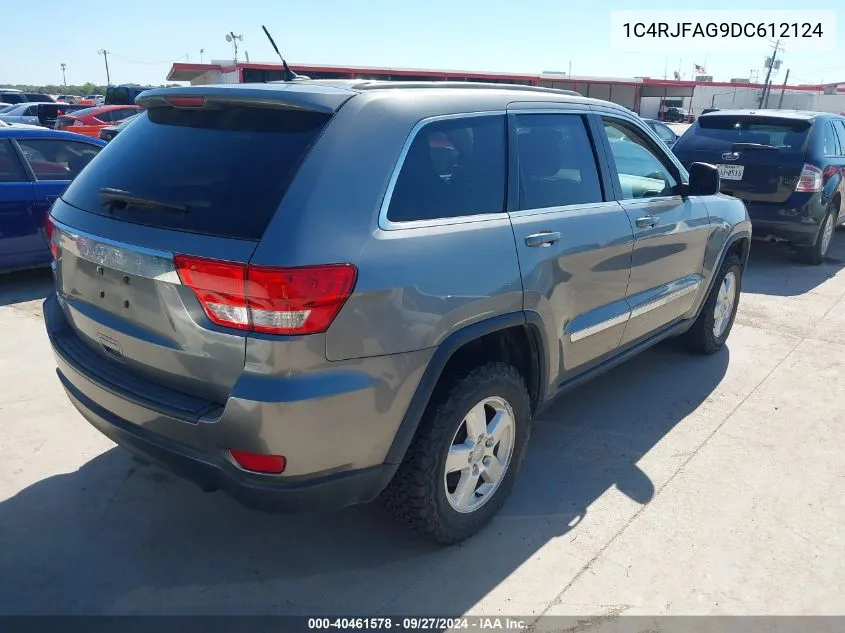 2013 Jeep Grand Cherokee Laredo VIN: 1C4RJFAG9DC612124 Lot: 40461578