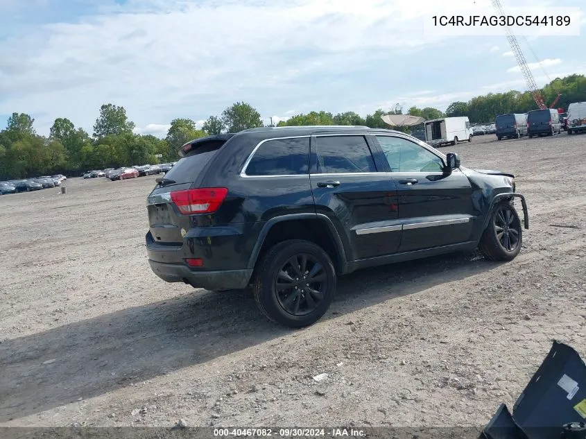 2013 Jeep Grand Cherokee Laredo VIN: 1C4RJFAG3DC544189 Lot: 40467082