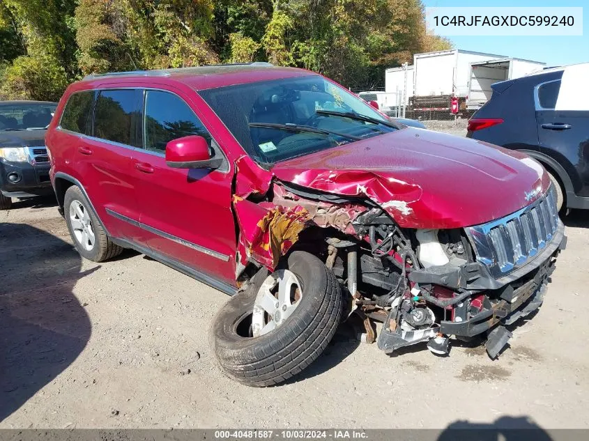 1C4RJFAGXDC599240 2013 Jeep Grand Cherokee Laredo