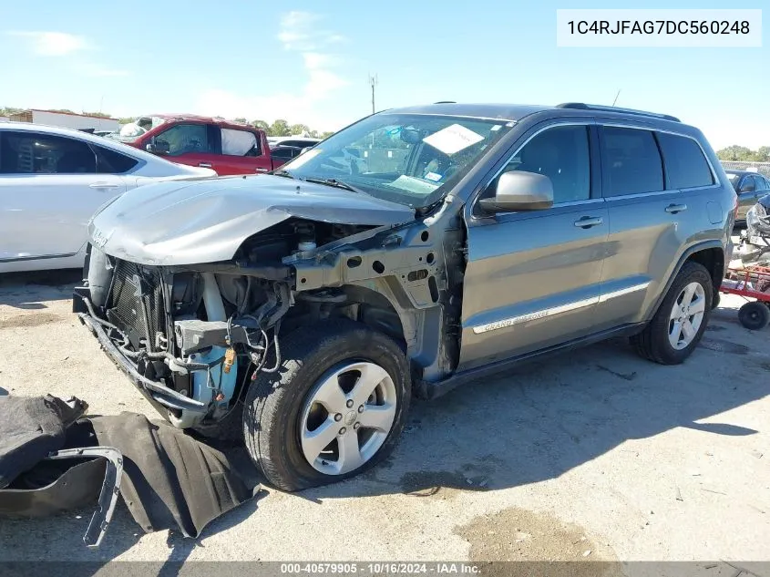 2013 Jeep Grand Cherokee Laredo VIN: 1C4RJFAG7DC560248 Lot: 40579905