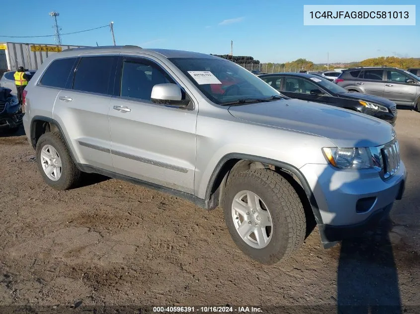 2013 Jeep Grand Cherokee Laredo VIN: 1C4RJFAG8DC581013 Lot: 40596391