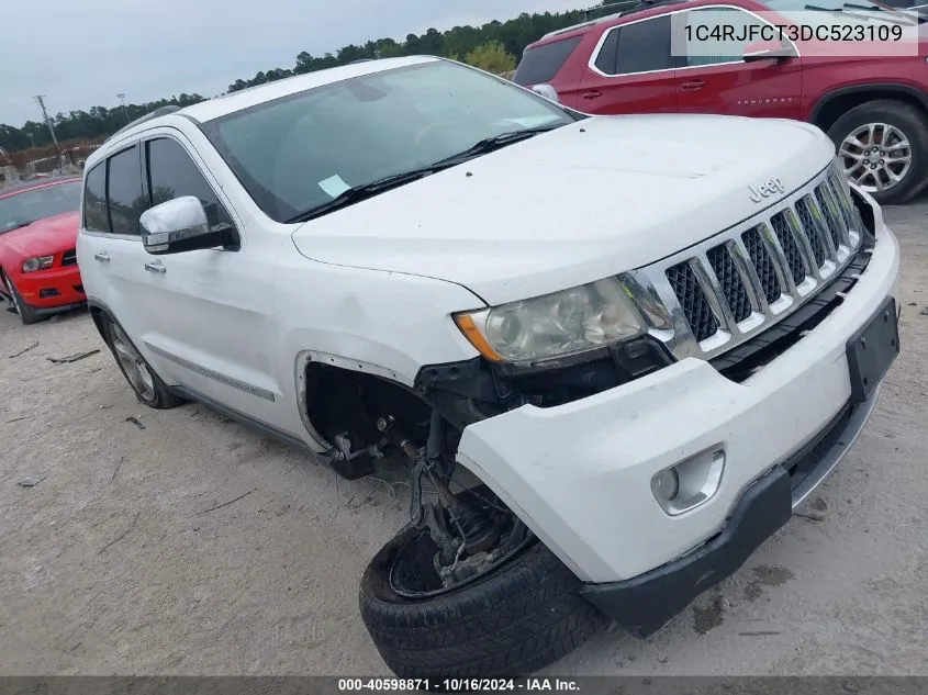 2013 Jeep Grand Cherokee Overland VIN: 1C4RJFCT3DC523109 Lot: 40598871