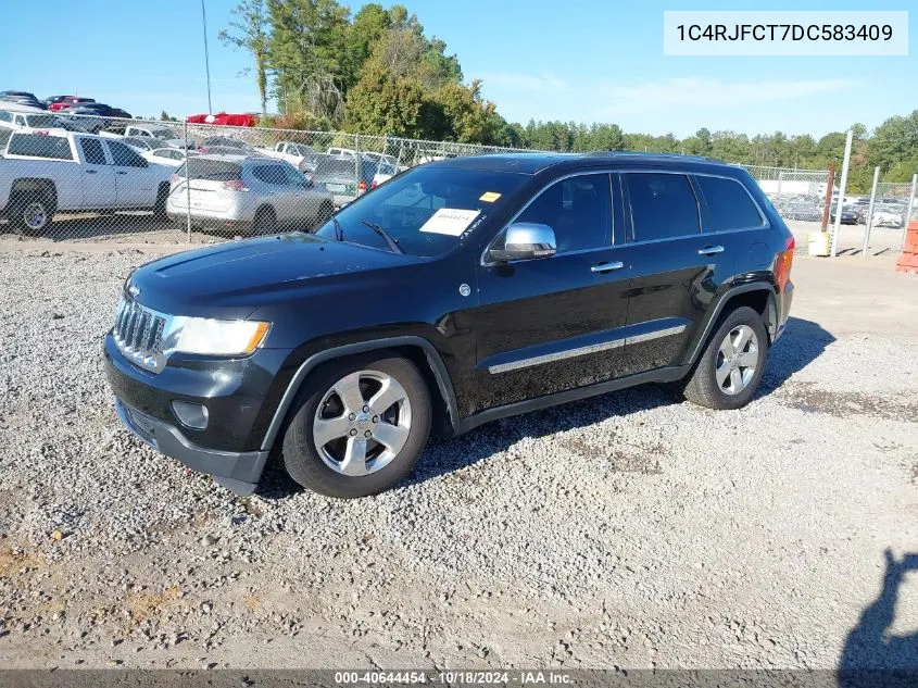 2013 Jeep Grand Cherokee Overland VIN: 1C4RJFCT7DC583409 Lot: 40644454