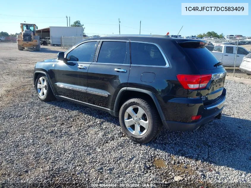 2013 Jeep Grand Cherokee Overland VIN: 1C4RJFCT7DC583409 Lot: 40644454