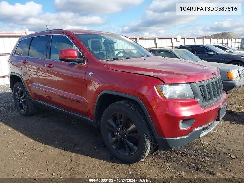 2013 Jeep Grand Cherokee Laredo Altitude VIN: 1C4RJFAT3DC587816 Lot: 40660195