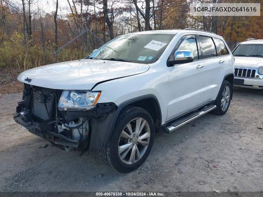 2013 Jeep Grand Cherokee Laredo VIN: 1C4RJFAGXDC641616 Lot: 40675338