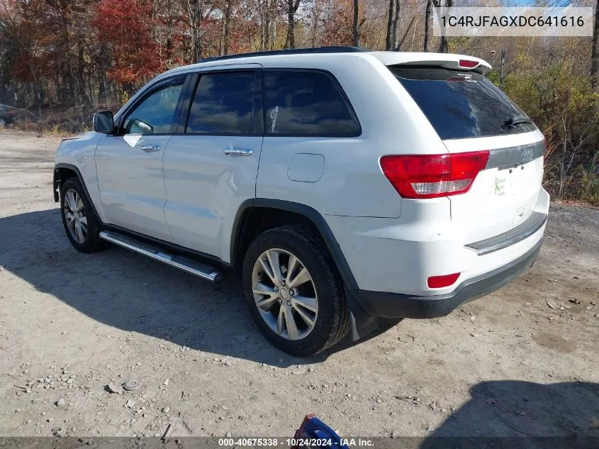 2013 Jeep Grand Cherokee Laredo VIN: 1C4RJFAGXDC641616 Lot: 40675338