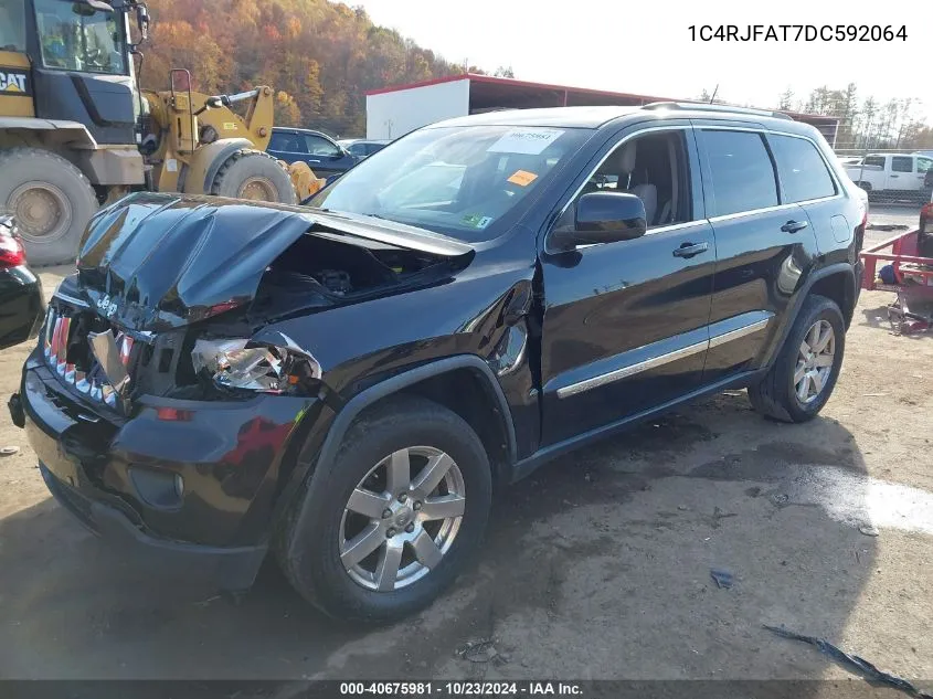 2013 Jeep Grand Cherokee Laredo VIN: 1C4RJFAT7DC592064 Lot: 40675981