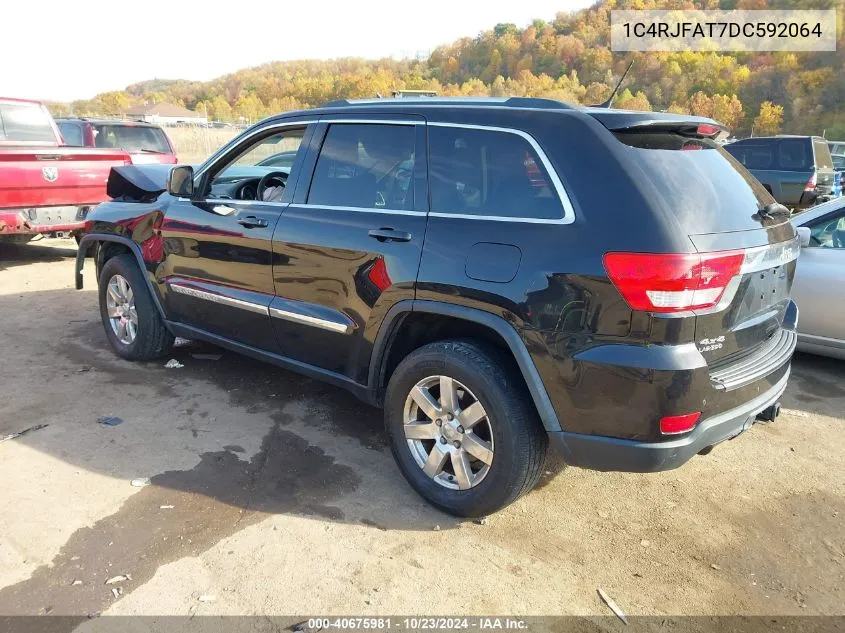 2013 Jeep Grand Cherokee Laredo VIN: 1C4RJFAT7DC592064 Lot: 40675981