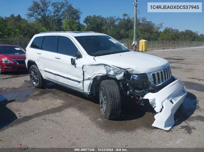 2013 Jeep Grand Cherokee Laredo VIN: 1C4RJEAGXDC537945 Lot: 40677240