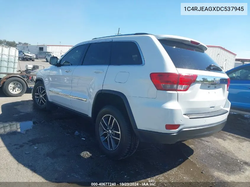 2013 Jeep Grand Cherokee Laredo VIN: 1C4RJEAGXDC537945 Lot: 40677240