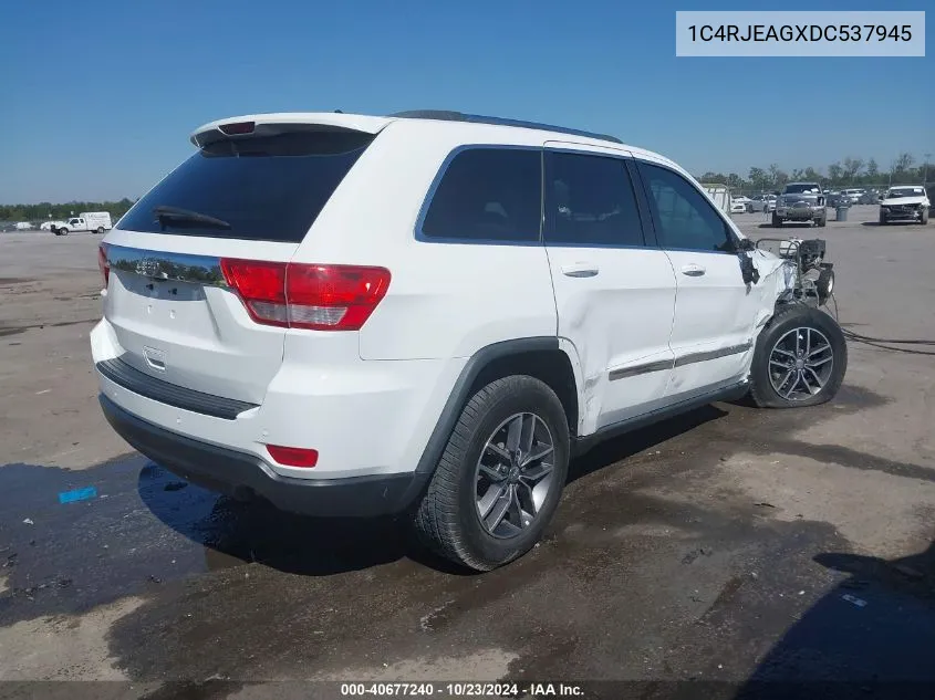 2013 Jeep Grand Cherokee Laredo VIN: 1C4RJEAGXDC537945 Lot: 40677240