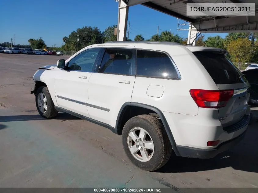 2013 Jeep Grand Cherokee Laredo VIN: 1C4RJFAG2DC513211 Lot: 40679838