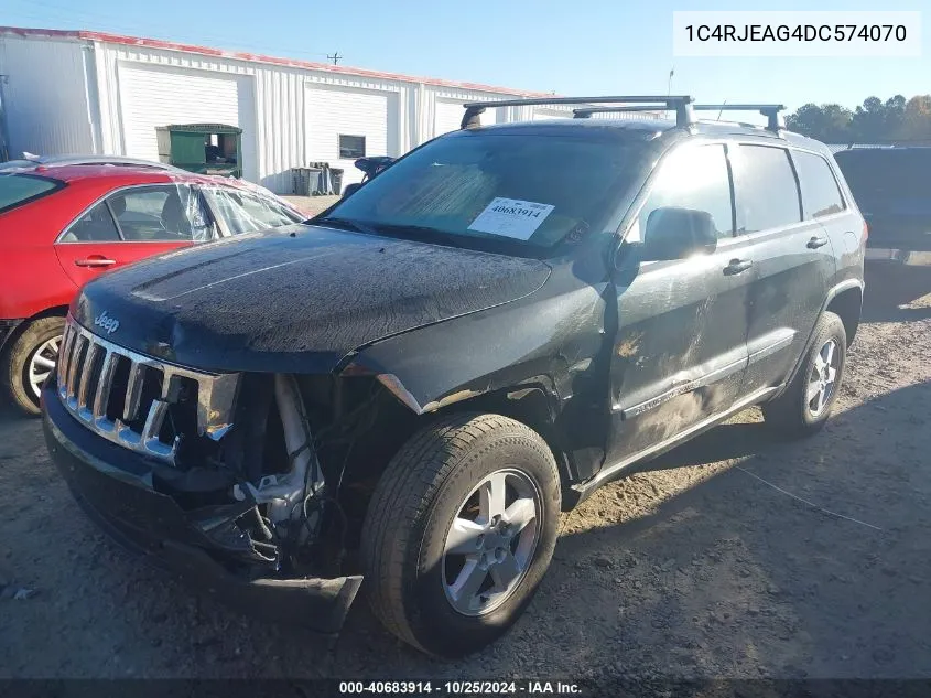 2013 Jeep Grand Cherokee Laredo VIN: 1C4RJEAG4DC574070 Lot: 40683914