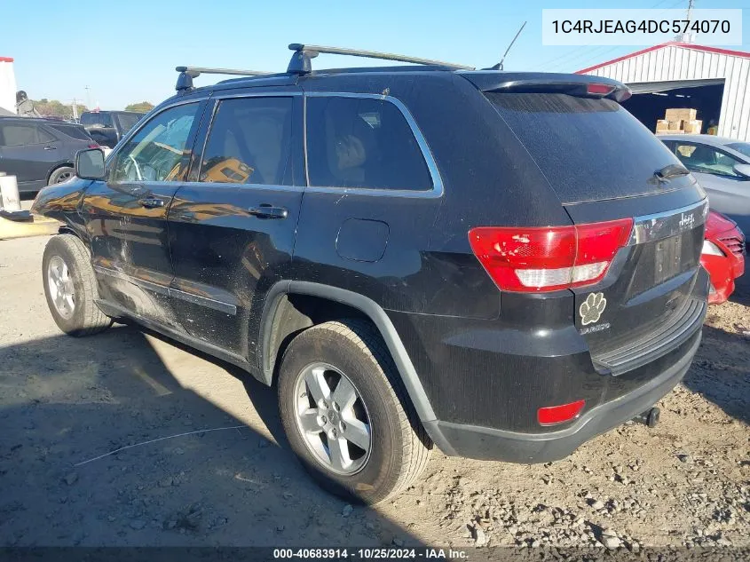 2013 Jeep Grand Cherokee Laredo VIN: 1C4RJEAG4DC574070 Lot: 40683914