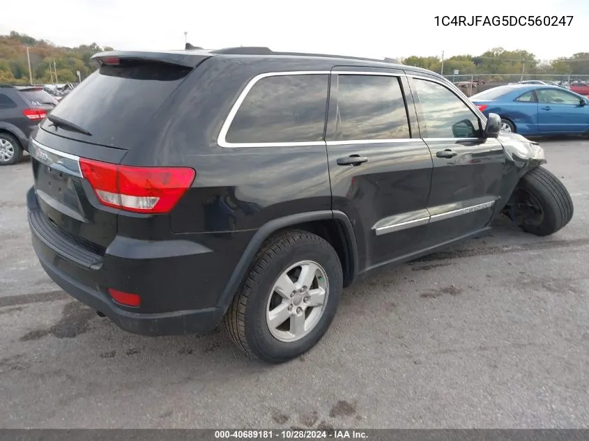 1C4RJFAG5DC560247 2013 Jeep Grand Cherokee Laredo