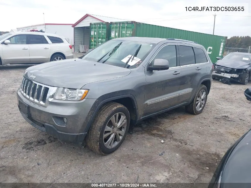 2013 Jeep Grand Cherokee Laredo VIN: 1C4RJFAT3DC503655 Lot: 40712077