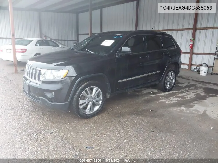 2013 Jeep Grand Cherokee Laredo VIN: 1C4RJEAG4DC538069 Lot: 40718200