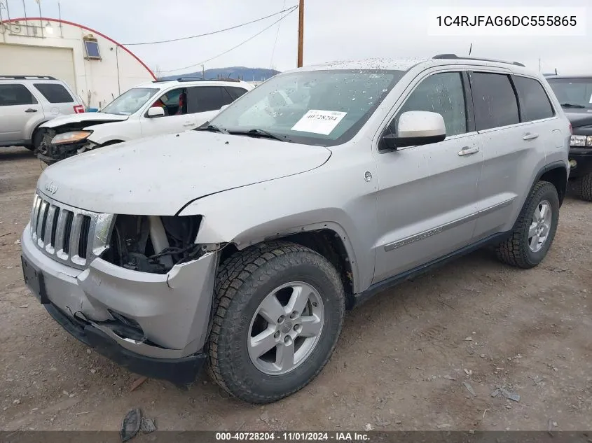 2013 Jeep Grand Cherokee Laredo VIN: 1C4RJFAG6DC555865 Lot: 40728204