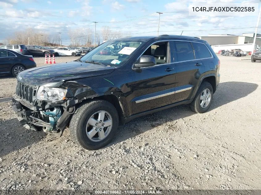 2013 Jeep Grand Cherokee Laredo VIN: 1C4RJFAGXDC502585 Lot: 40788662