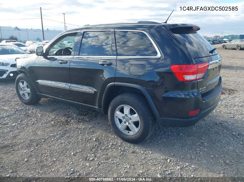 2013 Jeep Grand Cherokee Laredo VIN: 1C4RJFAGXDC502585 Lot: 40788662