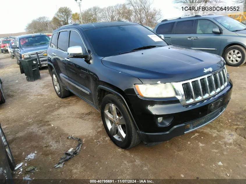 2013 Jeep Grand Cherokee Limited VIN: 1C4RJFBG8DC649552 Lot: 40795691