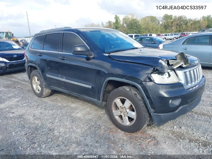 2013 Jeep Grand Cherokee Laredo VIN: 1C4RJEAG4DC533597 Lot: 40806947