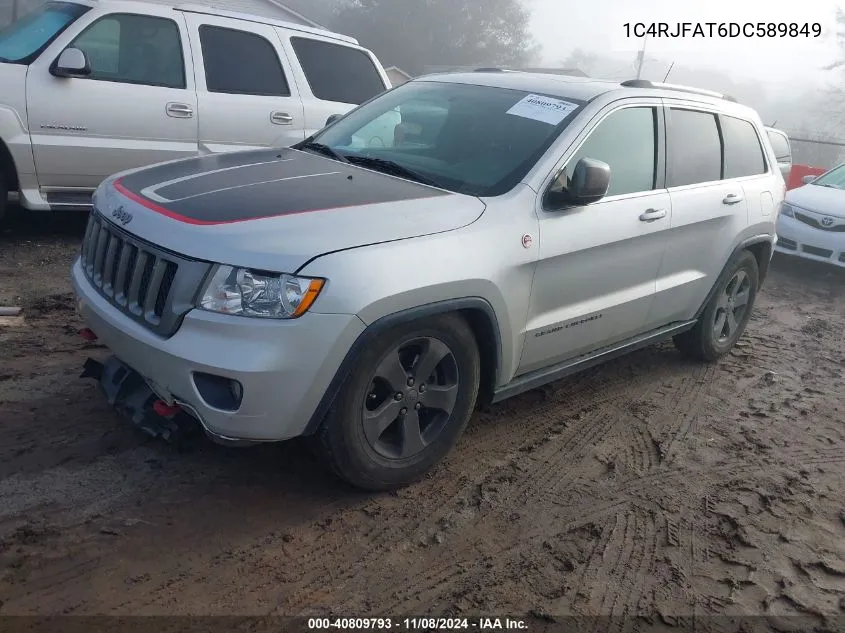 2013 Jeep Grand Cherokee Laredo Trailhawk VIN: 1C4RJFAT6DC589849 Lot: 40809793