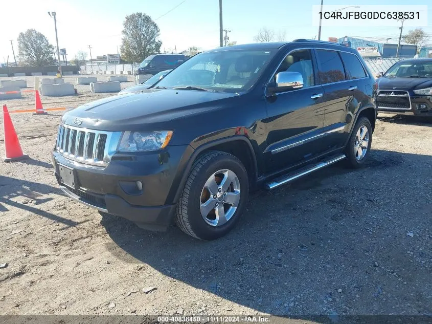 2013 Jeep Grand Cherokee Limited VIN: 1C4RJFBG0DC638531 Lot: 40838450