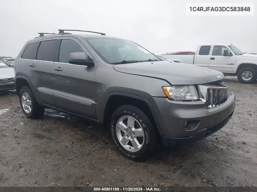 2013 Jeep Grand Cherokee Laredo VIN: 1C4RJFAG3DC583848 Lot: 40901189