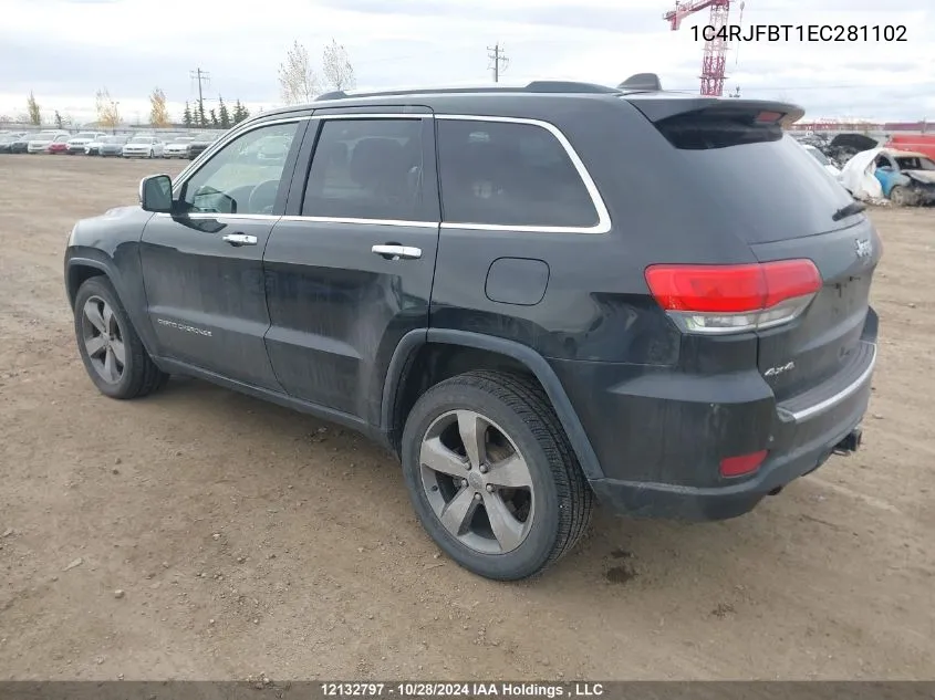 1C4RJFBT1EC281102 2014 Jeep Grand Cherokee Limited