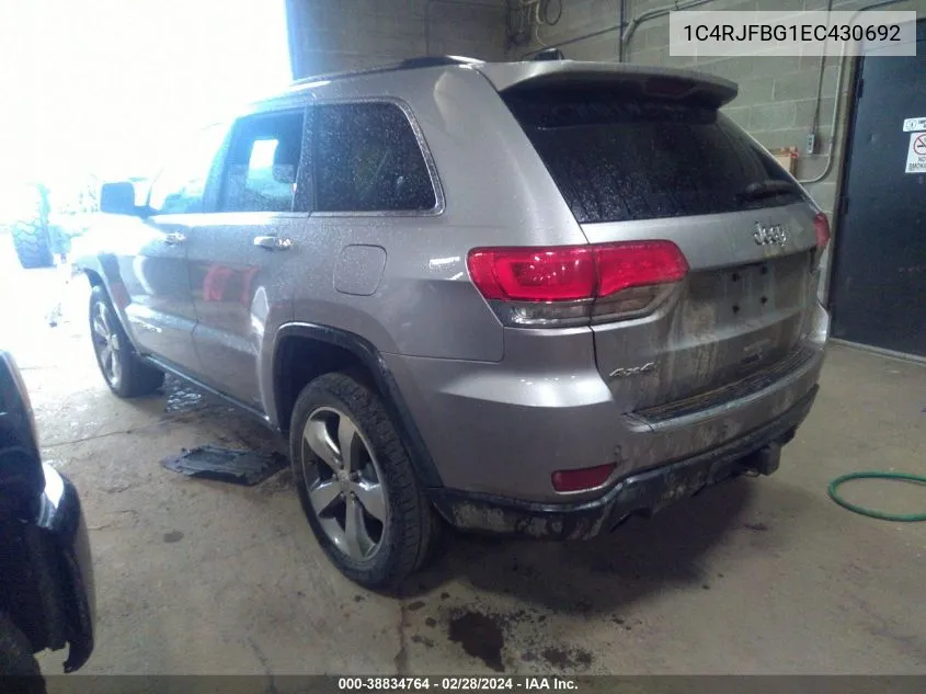 1C4RJFBG1EC430692 2014 Jeep Grand Cherokee Limited