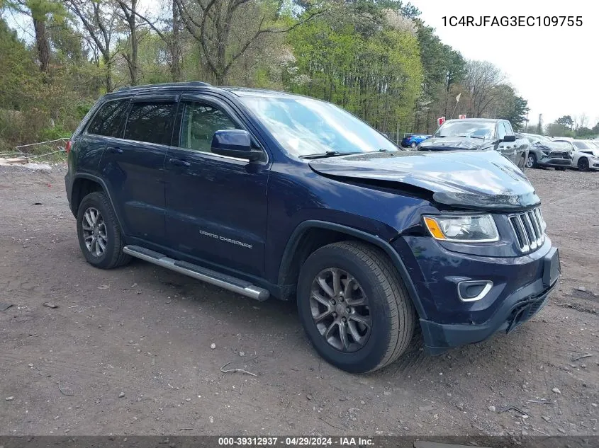 1C4RJFAG3EC109755 2014 Jeep Grand Cherokee Laredo