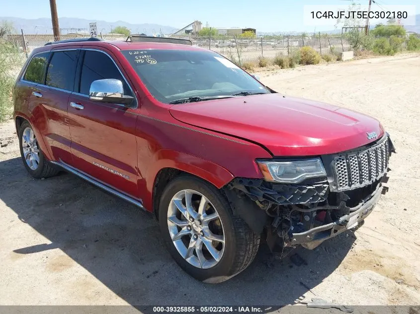 2014 Jeep Grand Cherokee Summit VIN: 1C4RJFJT5EC302180 Lot: 39325855