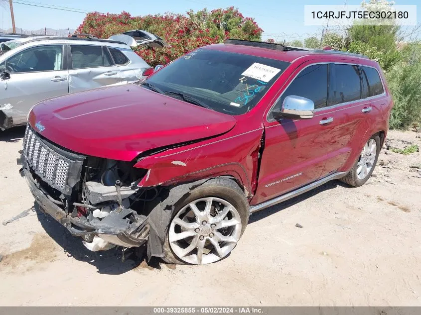 2014 Jeep Grand Cherokee Summit VIN: 1C4RJFJT5EC302180 Lot: 39325855