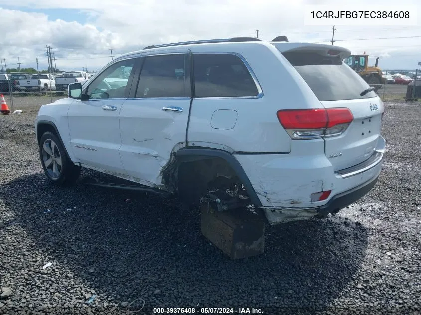 1C4RJFBG7EC384608 2014 Jeep Grand Cherokee Limited