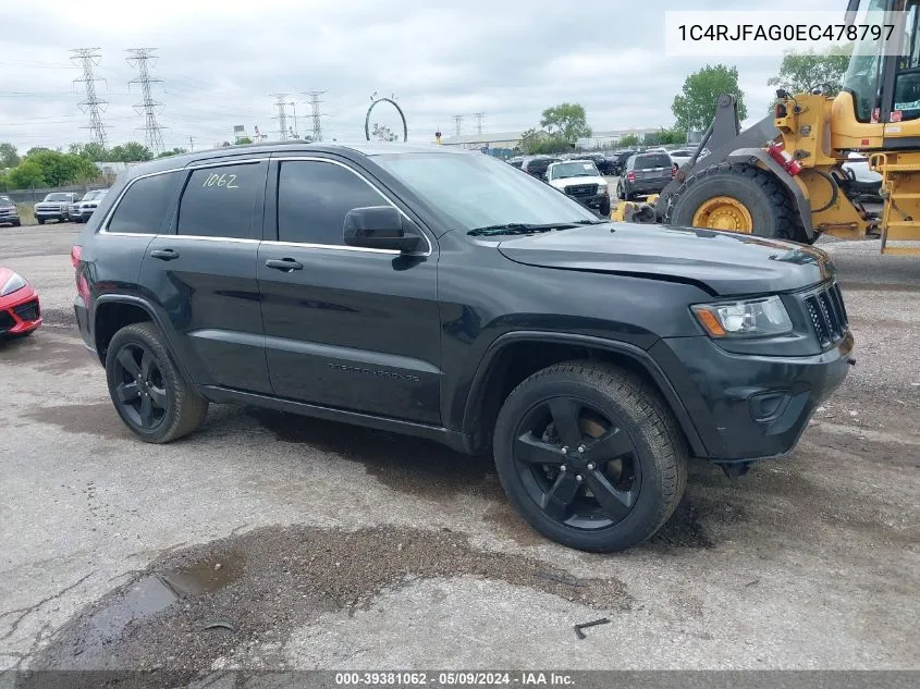 2014 Jeep Grand Cherokee Altitude VIN: 1C4RJFAG0EC478797 Lot: 39381062