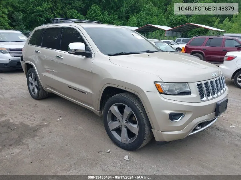 2014 Jeep Grand Cherokee Overland VIN: 1C4RJFCT6EC148379 Lot: 39435464