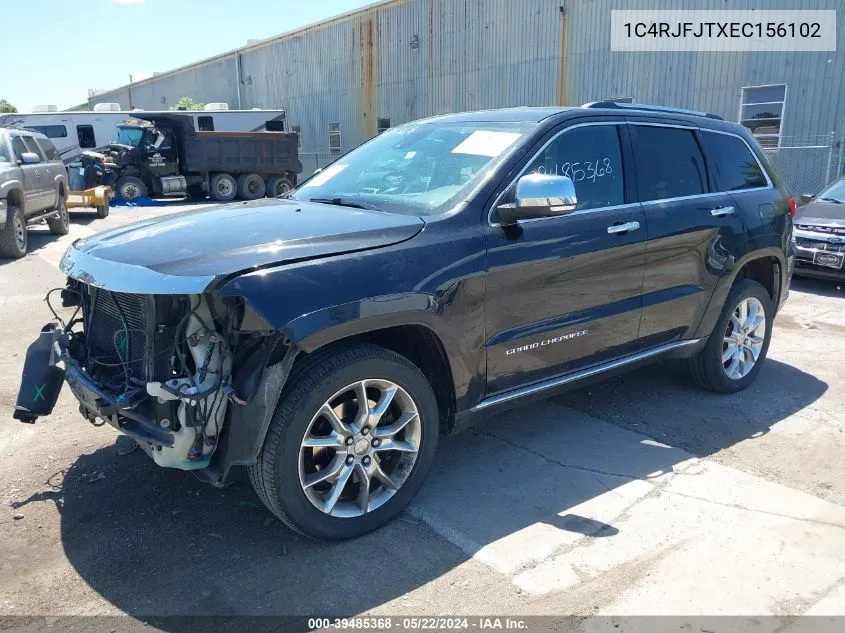 2014 Jeep Grand Cherokee Summit VIN: 1C4RJFJTXEC156102 Lot: 39485368