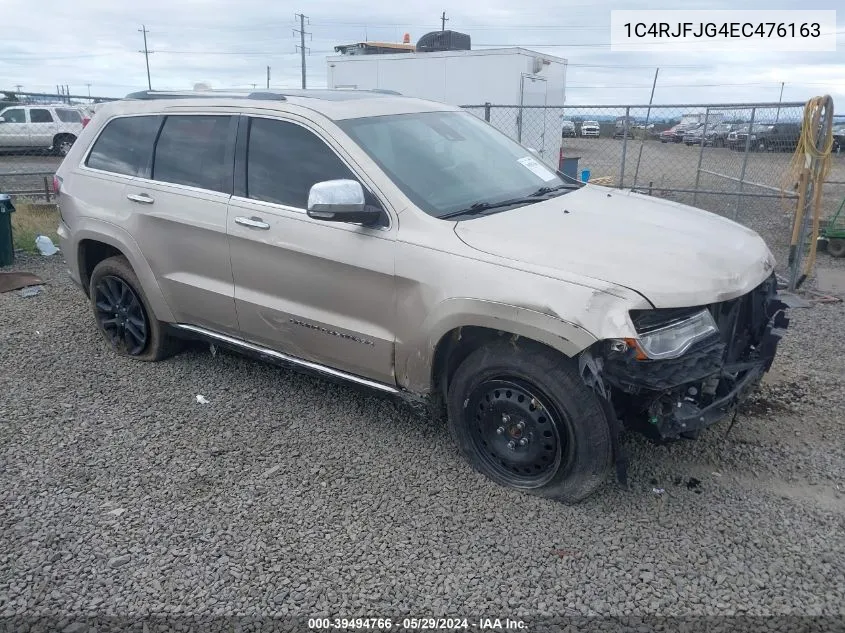 2014 Jeep Grand Cherokee Summit VIN: 1C4RJFJG4EC476163 Lot: 39494766