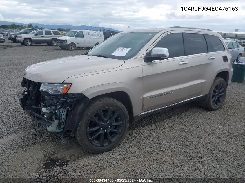 2014 Jeep Grand Cherokee Summit VIN: 1C4RJFJG4EC476163 Lot: 39494766