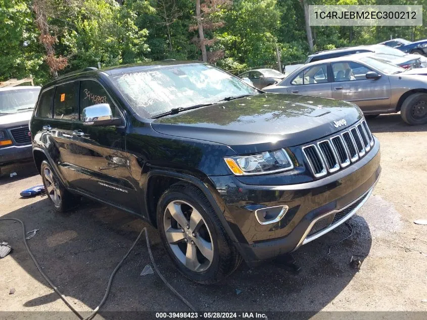 2014 Jeep Grand Cherokee Limited VIN: 1C4RJEBM2EC300212 Lot: 39498423