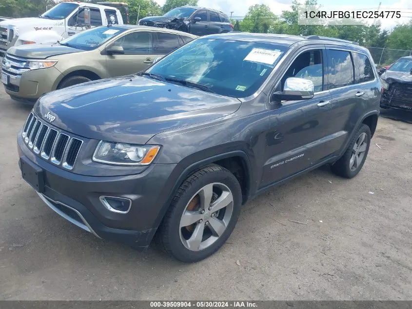 2014 Jeep Grand Cherokee Limited VIN: 1C4RJFBG1EC254775 Lot: 39509904