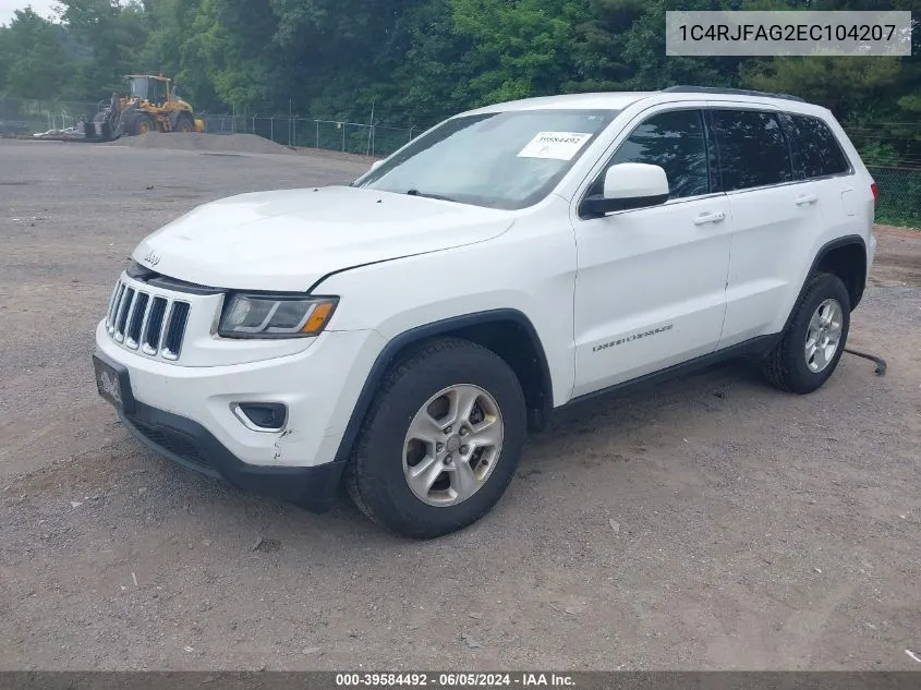 1C4RJFAG2EC104207 2014 Jeep Grand Cherokee Laredo