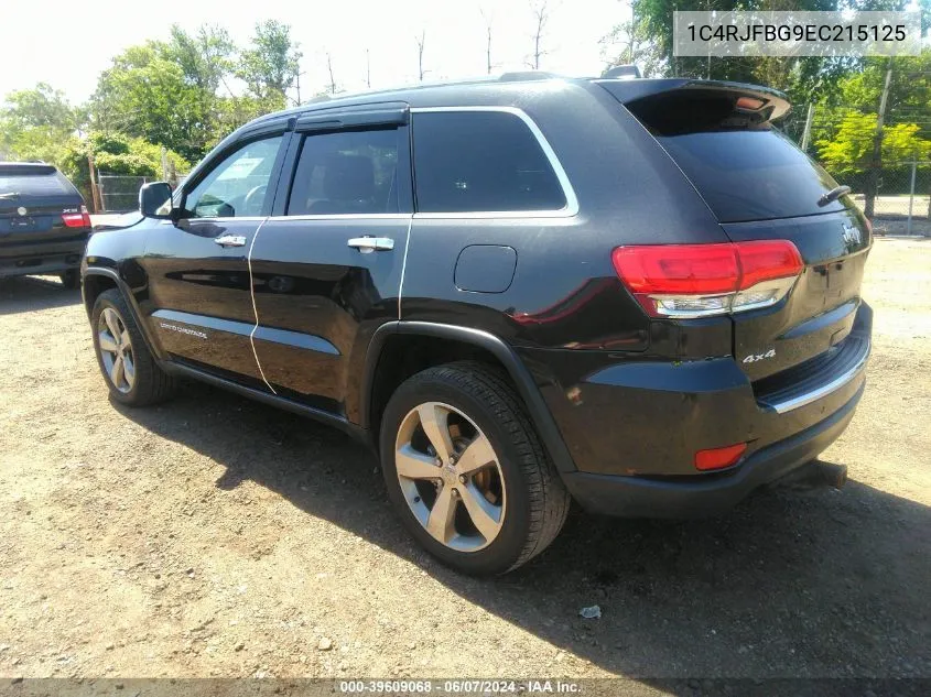 1C4RJFBG9EC215125 2014 Jeep Grand Cherokee Limited