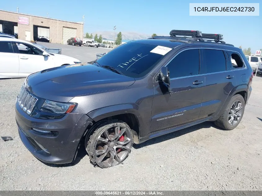 1C4RJFDJ6EC242730 2014 Jeep Grand Cherokee Srt8