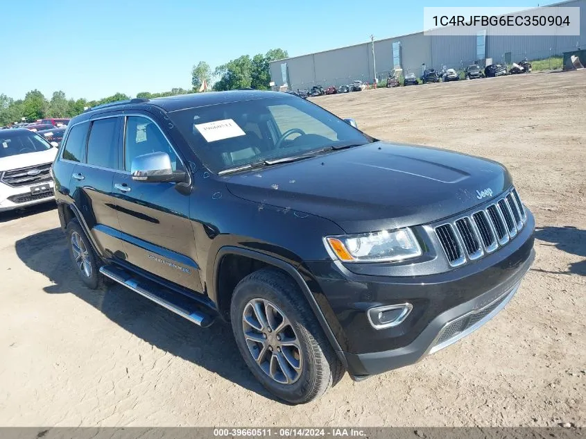 1C4RJFBG6EC350904 2014 Jeep Grand Cherokee Limited